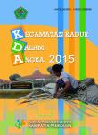 Kecamatan Kadur Dalam Angka 2015