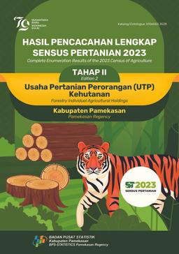 Hasil Pencacahan Lengkap Sensus Pertanian 2023 - Tahap II Usaha Pertanian Perorangan (UTP) Kehutanan Kabupaten Pamekasan