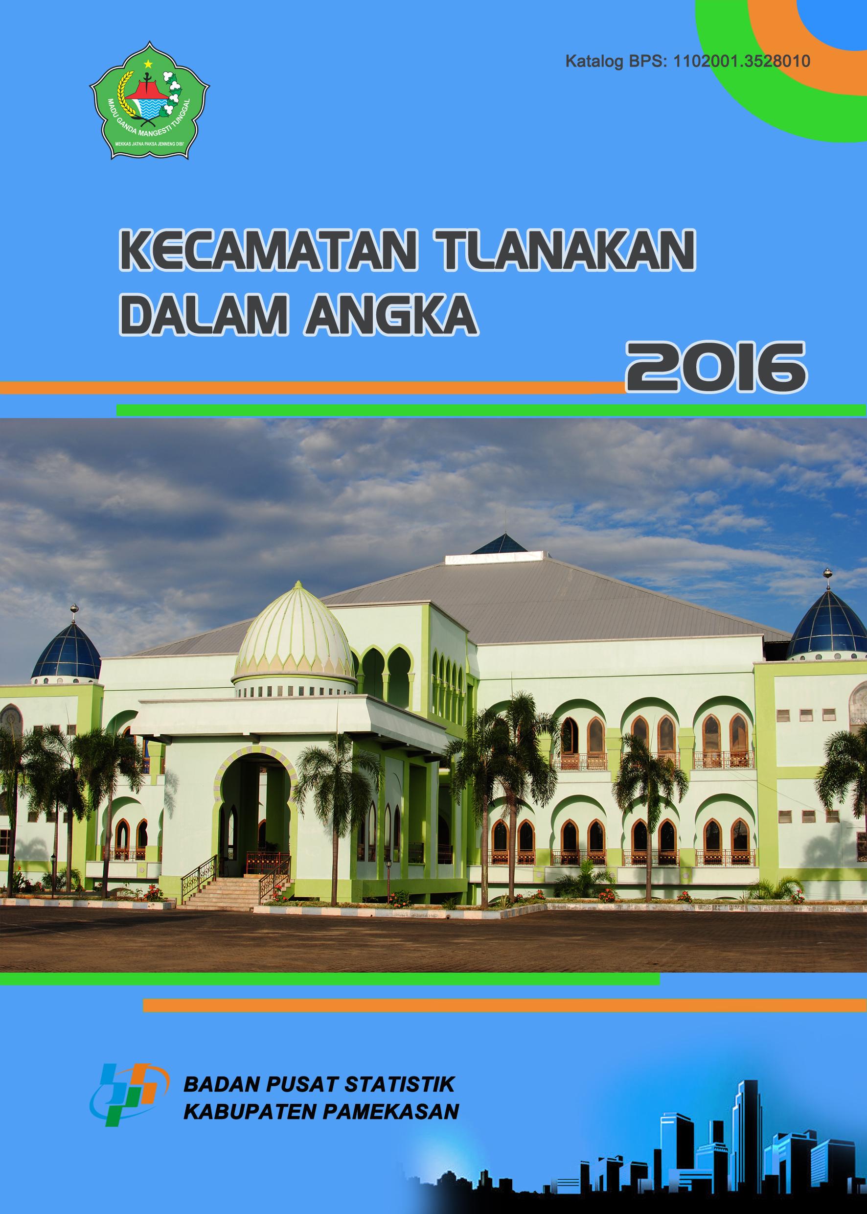 Kecamatan Tlanakan Dalam Angka 2016