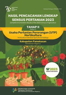 Hasil Pencacahan Lengkap Sensus Pertanian 2023 - Tahap II Usaha Pertanian Perorangan (UTP) Hortikultura Kabupaten Pamekasan